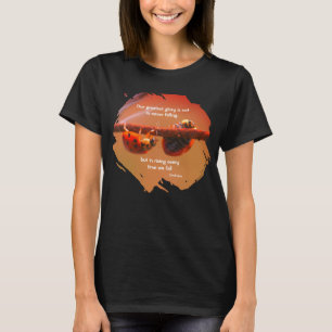 Ladybugs Attitude Inspirational Confucius Quote T-Shirt