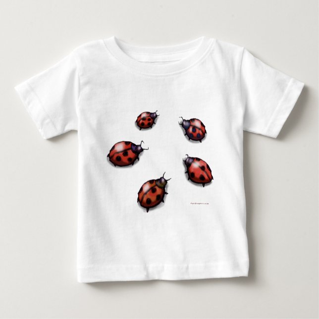 Ladybugs Baby T-Shirt (Front)