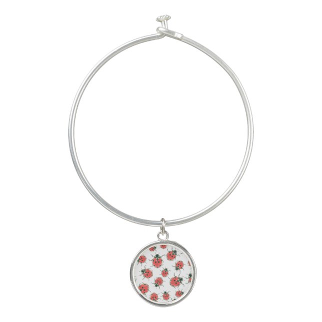 Ladybugs Bangle Bracelet (Front)