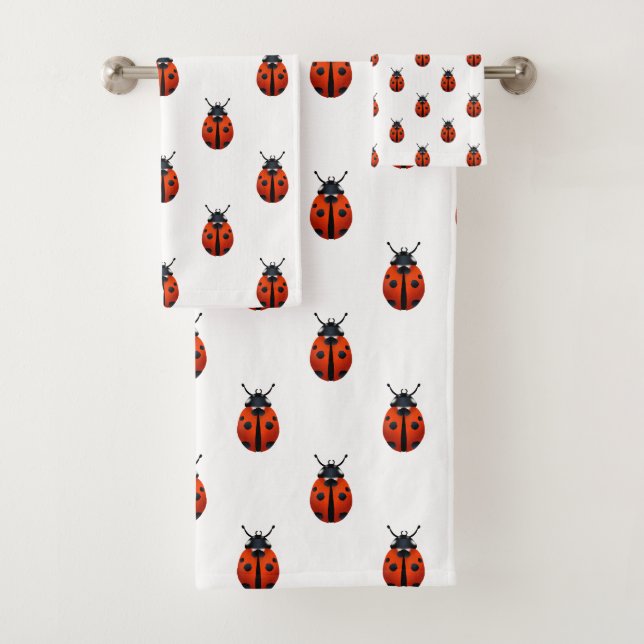 Ladybugs Bath Towel Set (Insitu)