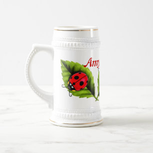 Ladybugs Beer Stein