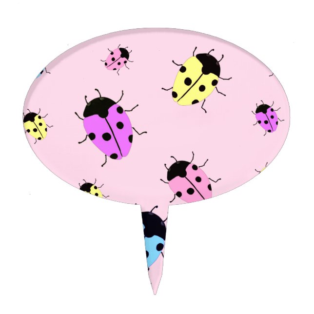 LADYBUGS CAKE TOPPER (Front)