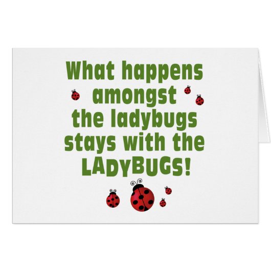 Ladybugs Cards (Front Horizontal)