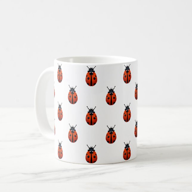 Ladybugs Coffee Mug (Front Left)
