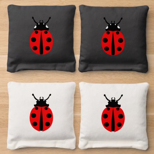 ladybugs cornhole bags