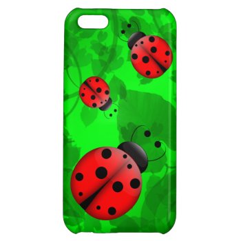 Ladybugs Cover For iPhone 5C