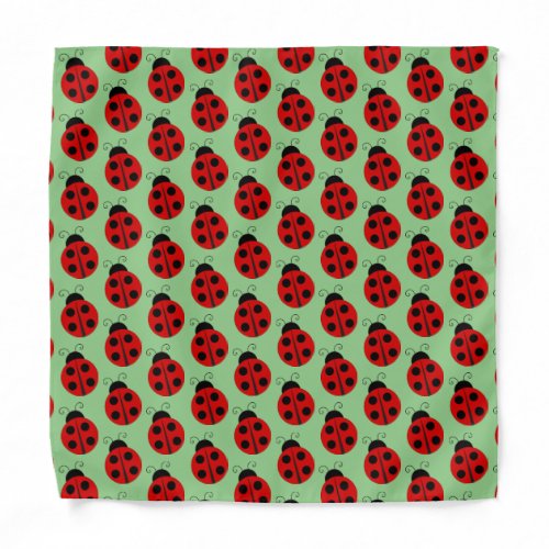 Ladybugs Design Bandana