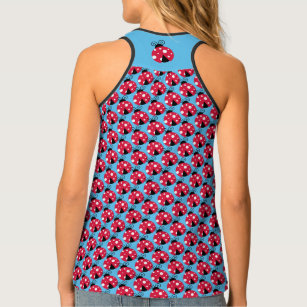 Ladybugs Design Tank Top