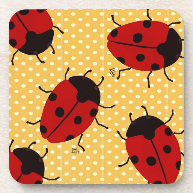 LADYBUGS DRINK COASTER (Front)