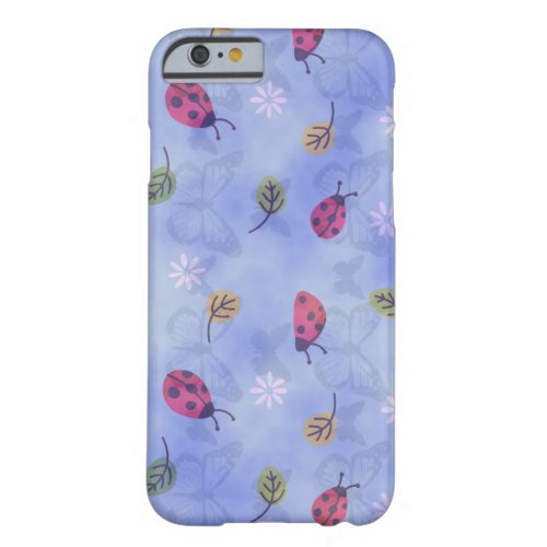 Ladybugs Flowers and Leaves Barely There iPhone 6 Case