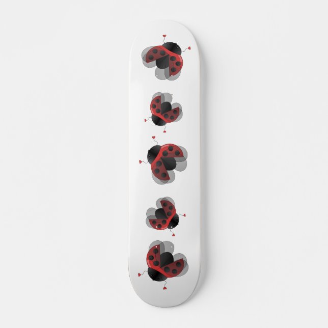 Ladybugs Fly Skateboard (Front)