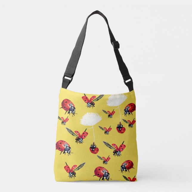 Ladybugs Flying  Cross Body Bag, Crossbody Bag (Front)