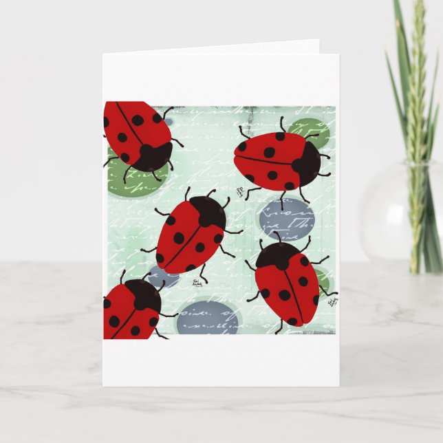 LADYBUGS HOLIDAY CARD (Front)