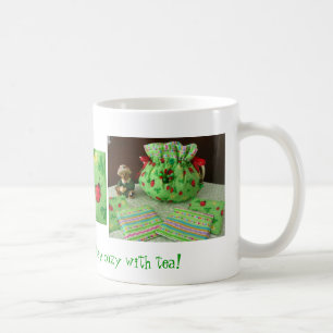 Ladybugs in Clover-Stay Cozy with Tea Mug