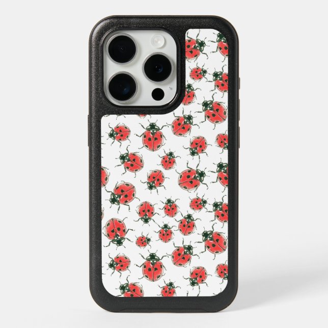 Ladybugs iPhone 15 Pro Case (Back)