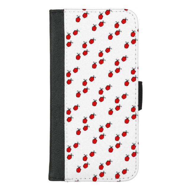 Ladybugs iPhone Wallet Case (Front)