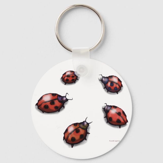 Ladybugs Keychain (Front)