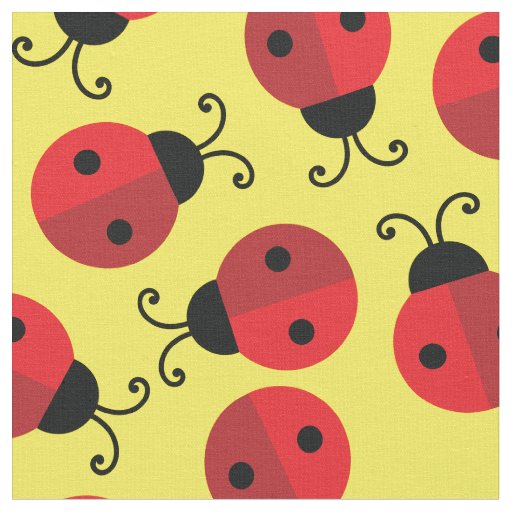 Ladybugs Kids Cute Bugs Baby Nursery Fabric