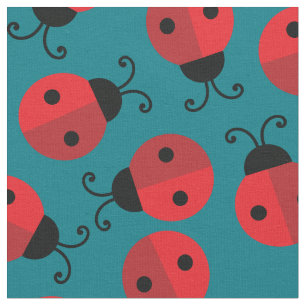 Ladybugs Kids Cute Bugs Baby Nursery Fabric