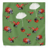 Cute Ladybugs and Flowers Colorful Patterned Fleece Blanket