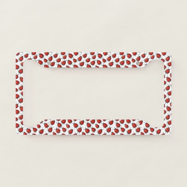 Ladybugs License Plate Frame (Front)