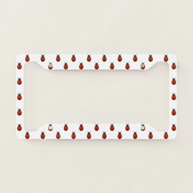 Ladybugs License Plate Frame (Front)