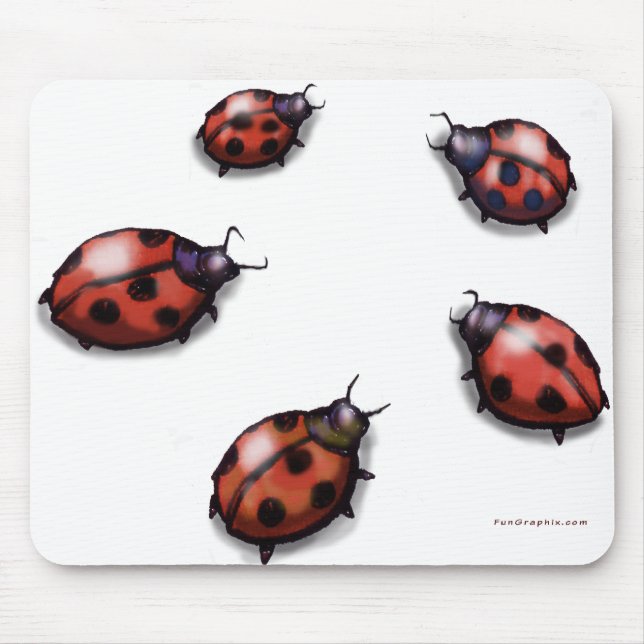 Ladybugs Mouse Pad (Front)