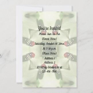 Ladybugs Nature Art Party Invitation