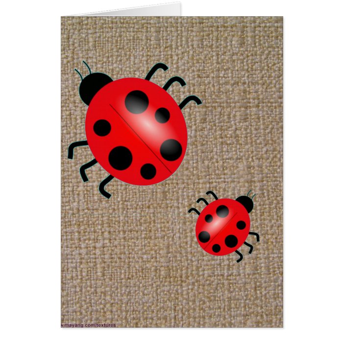 Ladybugs on the Carpet Cards