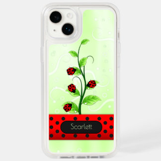 Ladybugs or Ladybirds Sitting on a Growing Vine OtterBox iPhone 14 Plus Case