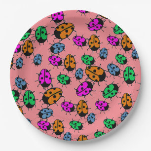 LADYBUGS PAPER PLATES