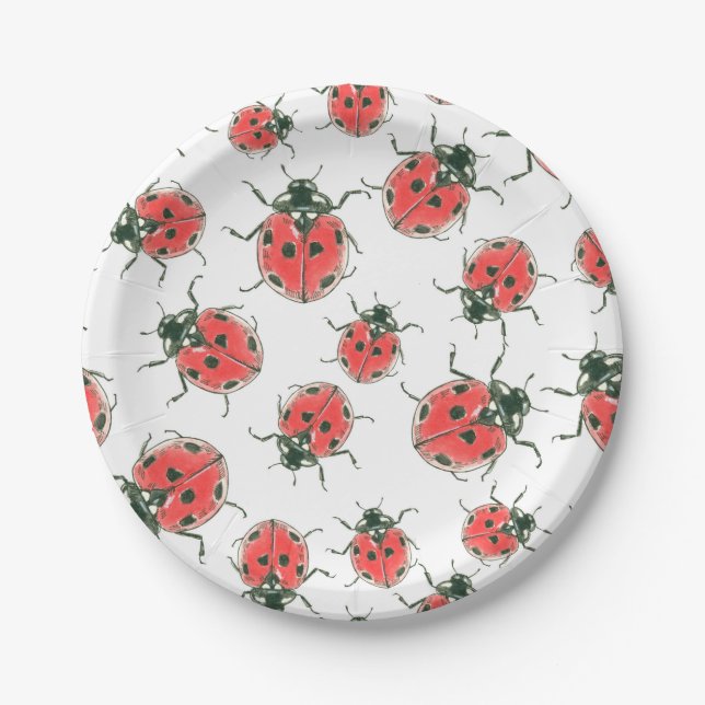 Ladybugs Paper Plates (Front)