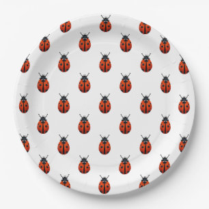 Ladybugs Paper Plates