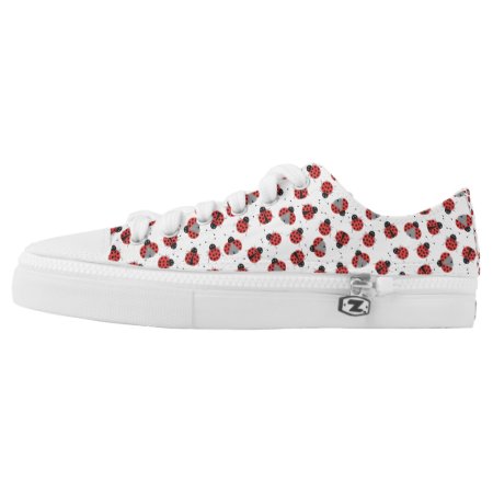 Ladybugs Pattern Low-top Sneakers