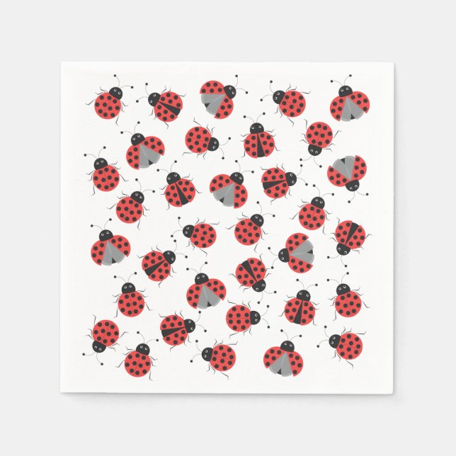 Ladybugs pattern napkins (Front)