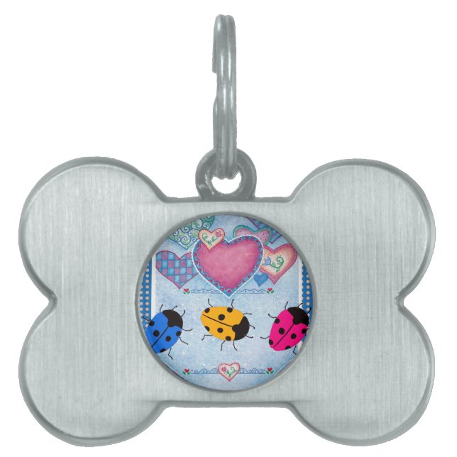 LADYBUGS PET ID TAG (Front)