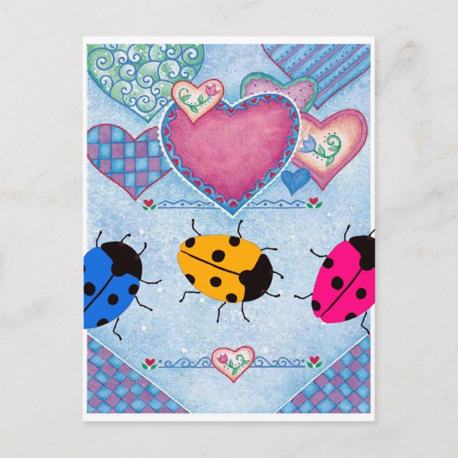 LADYBUGS POSTCARD (Front)