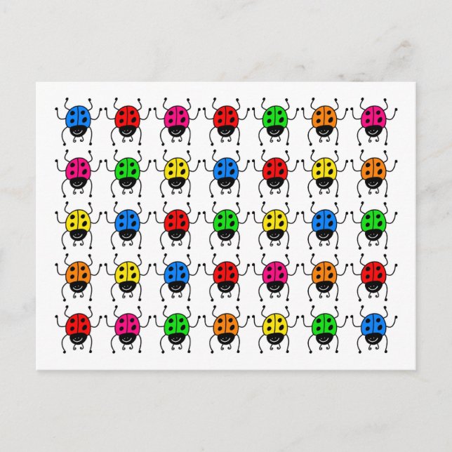 ladybugs postcard (Front)