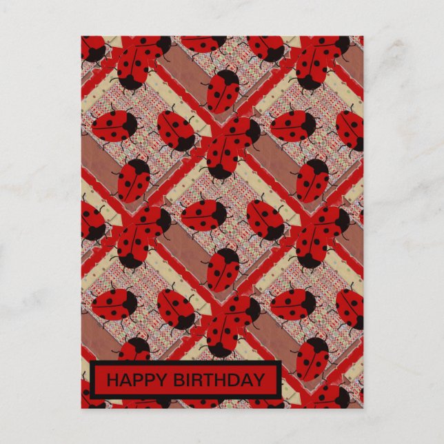 LADYBUGS POSTCARD (Front)