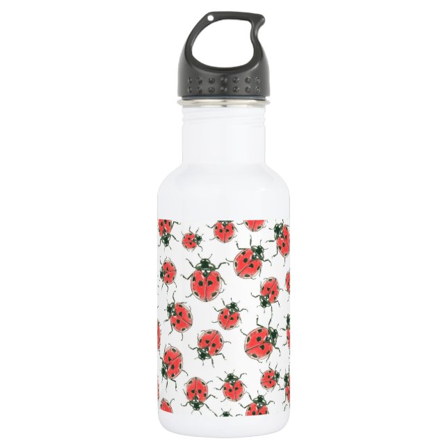 Ladybugs Stainless Steel Water Bottle (Front)
