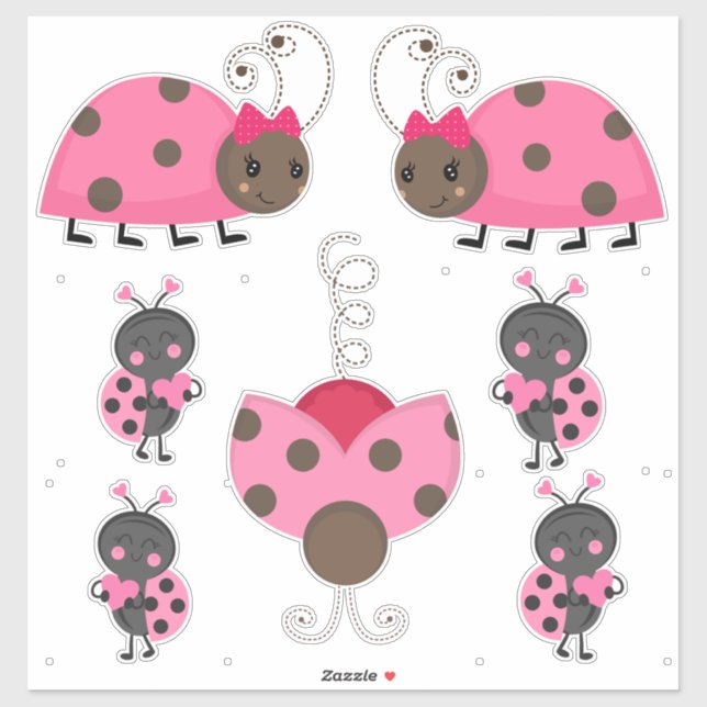 Ladybugs Sticker (Sheet)