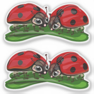 Ladybugs sticker