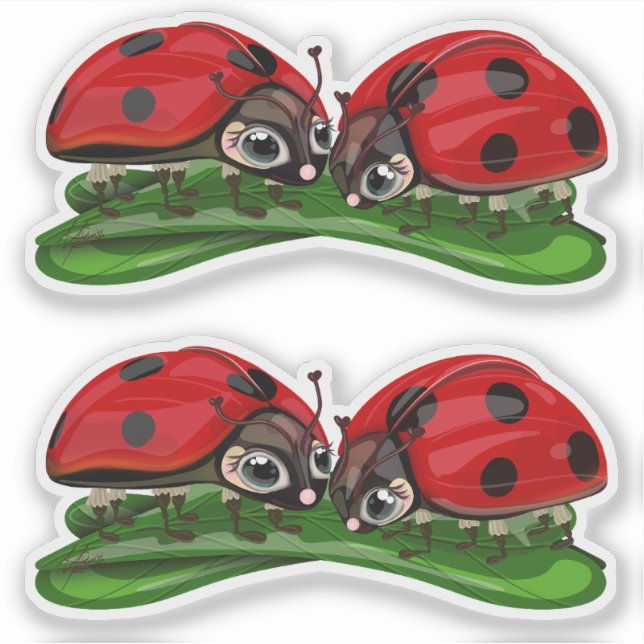 Ladybugs  sticker (Front)