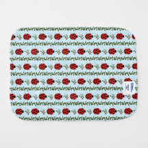 Ladybugs & Vines Nursery - Clear Skies Light Blue