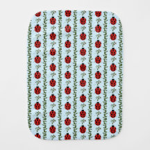 Ladybugs & Vines Nursery - Clear Skies Light Blue