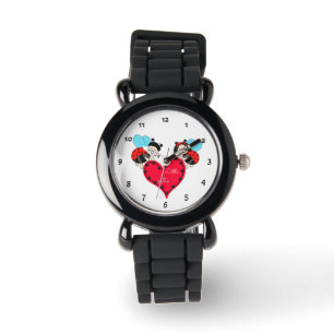 Ladybugs with heart watch