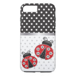 Ladybugs With Polka Dots Iphone 8 Plus/7 Plus Case at Zazzle