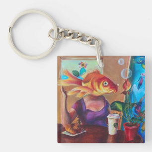 Ladyfish Series Coffee Shop Keychain