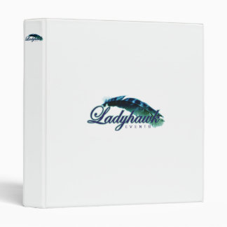 Ladyhawk Events logo 1" binder