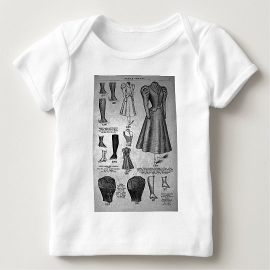 Lady's Bicycle Fashions1897 - Vintage Baby T-Shirt
